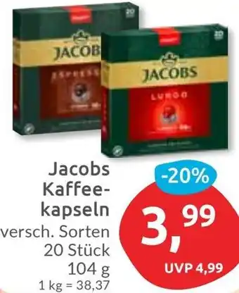 Budni Jacobs Kaffeekapseln Angebot