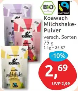 Budni Koawach Milchshake Pulver Angebot