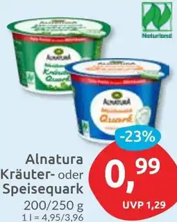 Budni Alnatura Kräuter- oder Speisequark Angebot