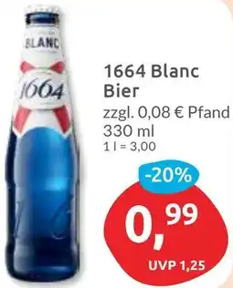 Budni 1664 Blanc Bier Angebot
