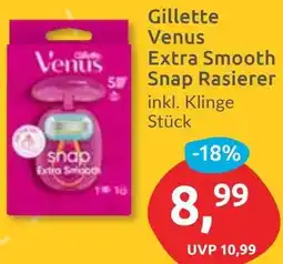 Budni Gillette Venus Extra Smooth Snap Rasierer Angebot