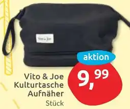 Budni Vito & Joe Kulturtasche Aufnäher Angebot