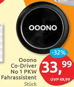 Budni Ooono Co-Driver No 1 PKW Fahrassistent Angebot