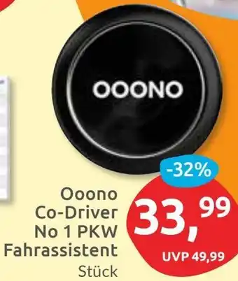 Budni Ooono Co-Driver No 1 PKW Fahrassistent Angebot
