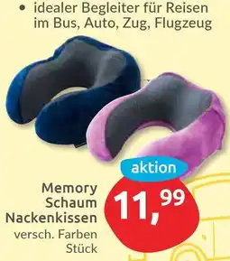 Budni Memory Schaum Nackenkissen Angebot