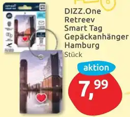 Budni DIZZ.One Retreev Smart Tag Gepäckanhänger Hamburg Angebot