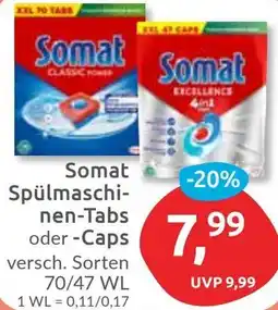 Budni Somat Spülmaschinen-Tabs oder Caps Angebot