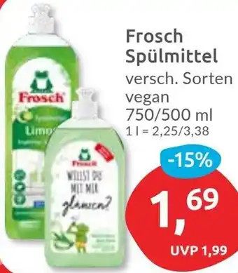 Budni Frosch Spülmittel Angebot
