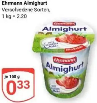 Globus Ehrmann Almighurt Angebot