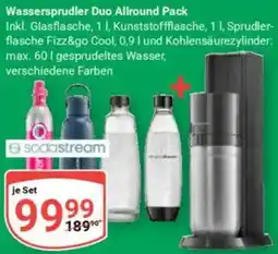 Globus Sodastream Wassersprudler Duo Allround Pack Angebot