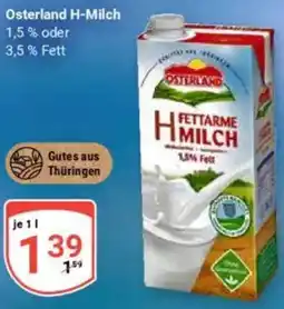 Globus Osterland H-Milch Angebot