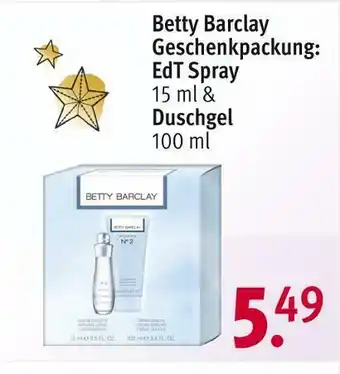 Rossmann Betty barclay geschenkpackung Angebot