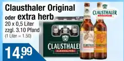 Getränke City Clausthaler original oder extra herb Angebot
