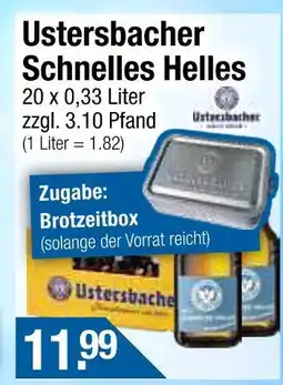 Getränke City Ustersbacher schnelles helles Angebot