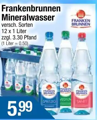 Getränke City Frankenbrunnen mineralwasser Angebot