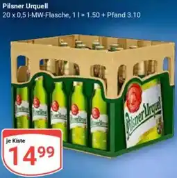 Globus Pilsner Urquell Angebot