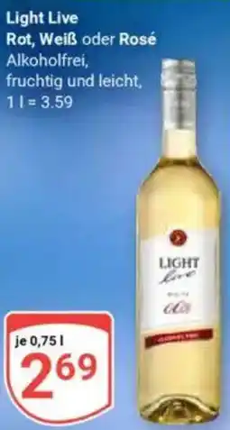 Globus Light Live Rot, Weiß oder Rosé Angebot