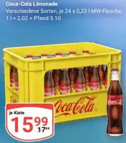 Globus Coca-Cola Limonade Angebot