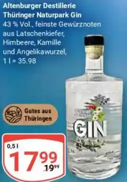 Globus Altenburger Destillerie Thüringer Naturpark Gin Angebot
