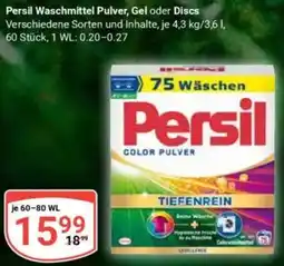 Globus Persil Waschmittel Pulver, Gel oder Discs Angebot