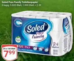 Globus Soled Pure Family Toilettenpapier Angebot