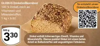 Globus GLOBUS Dinkelvollkornbrot Angebot