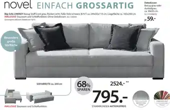 Zurbrüggen Novel Big-Sofa LINDSEY Angebot