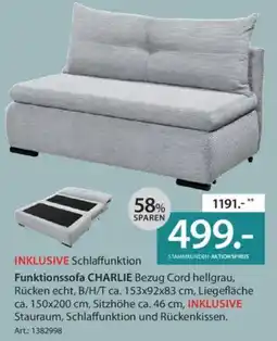 Zurbrüggen Xora Funktionssofa CHARLIE Angebot