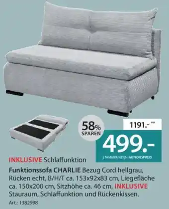 Zurbrüggen Xora Funktionssofa CHARLIE Angebot