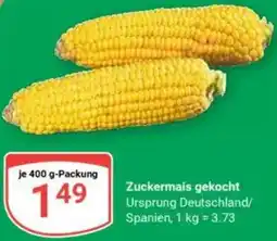 Globus Zuckermais gekocht Angebot