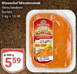 Globus Wiesenhof Minutensteak Angebot