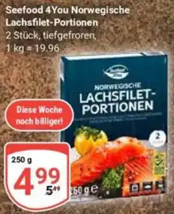 Globus Seefood 4 You Norwegische Lachsfilet-Portionen Angebot