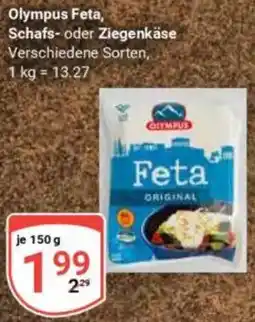 Globus Olympus Feta, Schafs- oder Ziegenkäse Angebot