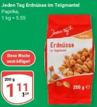 Globus Jeden Tag Erdnüsse im Teigmantel Angebot