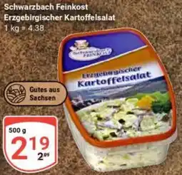 Globus Schwarzbach Feinkost Erzgebirgischer Kartoffelsalat Angebot