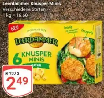 Globus Leerdammer Knusper Minis Angebot