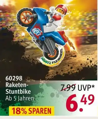 Rossmann Lego 60298 raketen-stuntbike Angebot