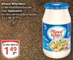 Globus Miracel Whip Mayo oder Salatcreme Angebot