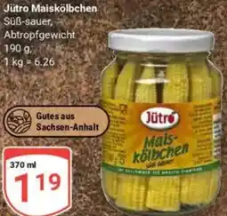 Globus Jütro Maiskölbchen Angebot