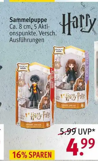 Rossmann Harry potter sammelpuppe Angebot