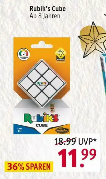 Rossmann Rubikʼs cube Angebot