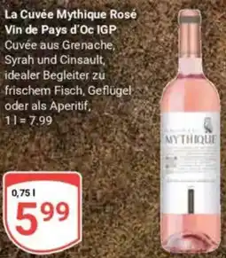 Globus La Cuvée Mythique Rosé Vin de Pays d'Oc IGP Angebot