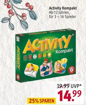 Rossmann Activity kompakt Angebot