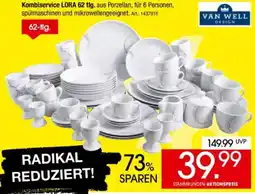 Zurbrüggen Kombiservice LORA 62 tlg. VAN WELL Angebot