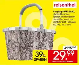 Zurbrüggen reisenthel. Carrybag SNAKE SAND Angebot