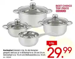 Zurbrüggen Kochtopfset Edelstahl 4-tlg. Angebot