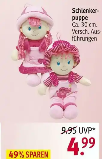 Rossmann Schlenkerpuppe Angebot