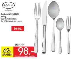 Zurbrüggen RÖSLE Besteck-Set PASSION, 60-tlg. Angebot