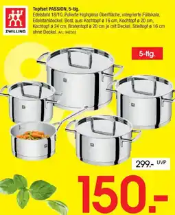 Zurbrüggen ZWILLING Topset PASSION 5-tlg. Angebot