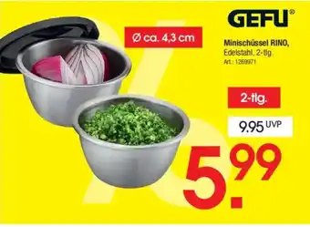 Zurbrüggen GEFU Minischüssel RINO Angebot